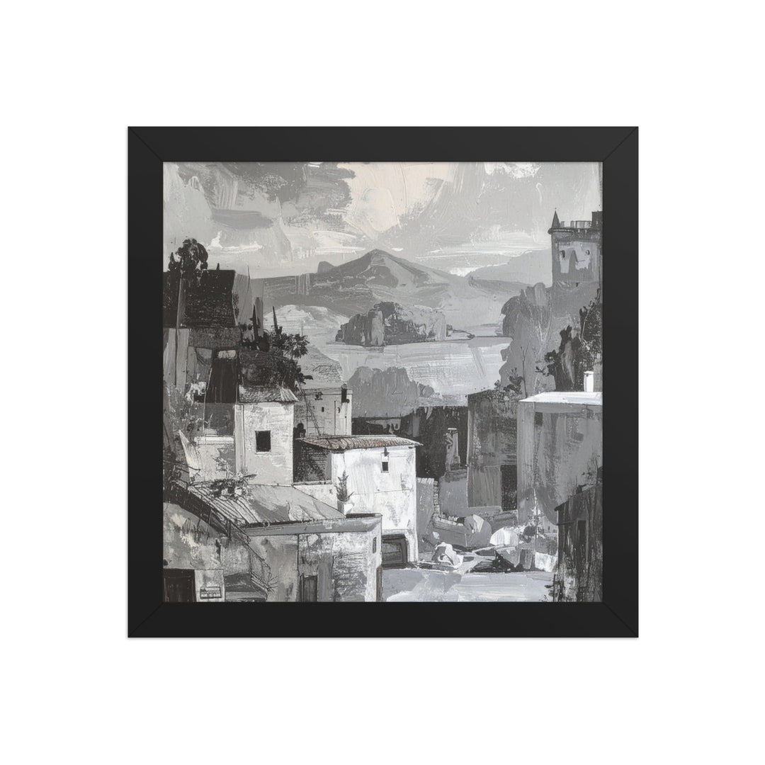 village wall art