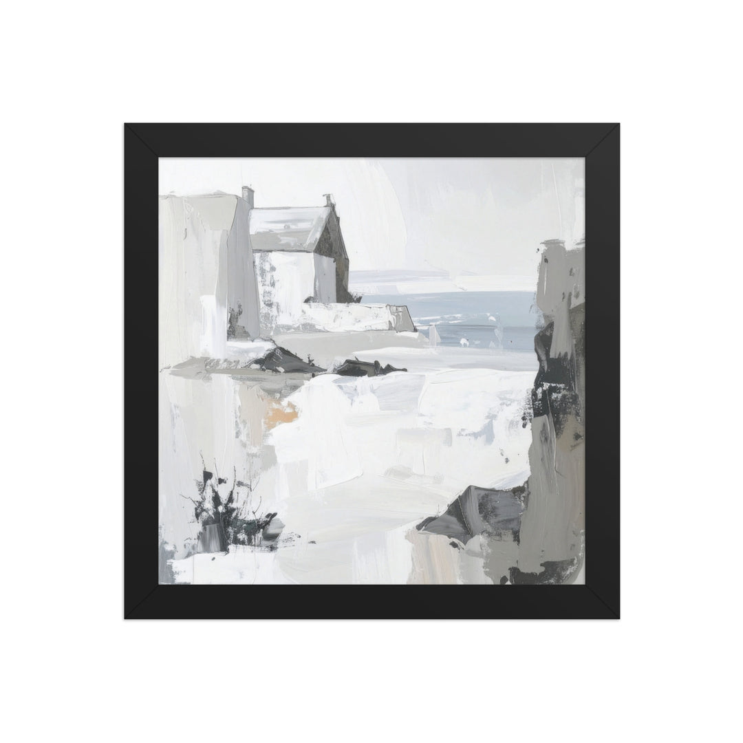 urban street scene wall art minimalist design