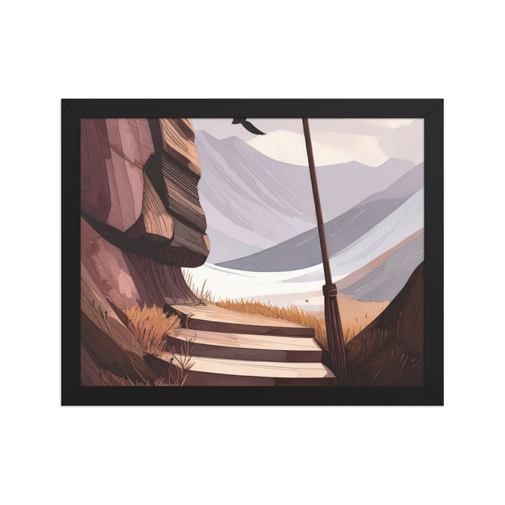 forest path wall art