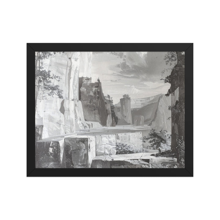 monochrome nature wall art landscape