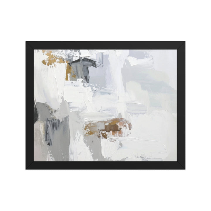 grey and white wall art