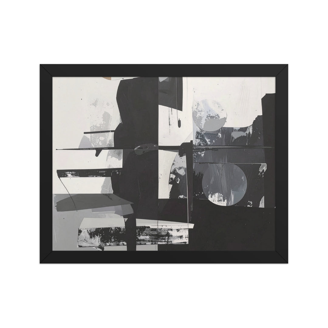 neutral abstract wall art geometric print for home decor
