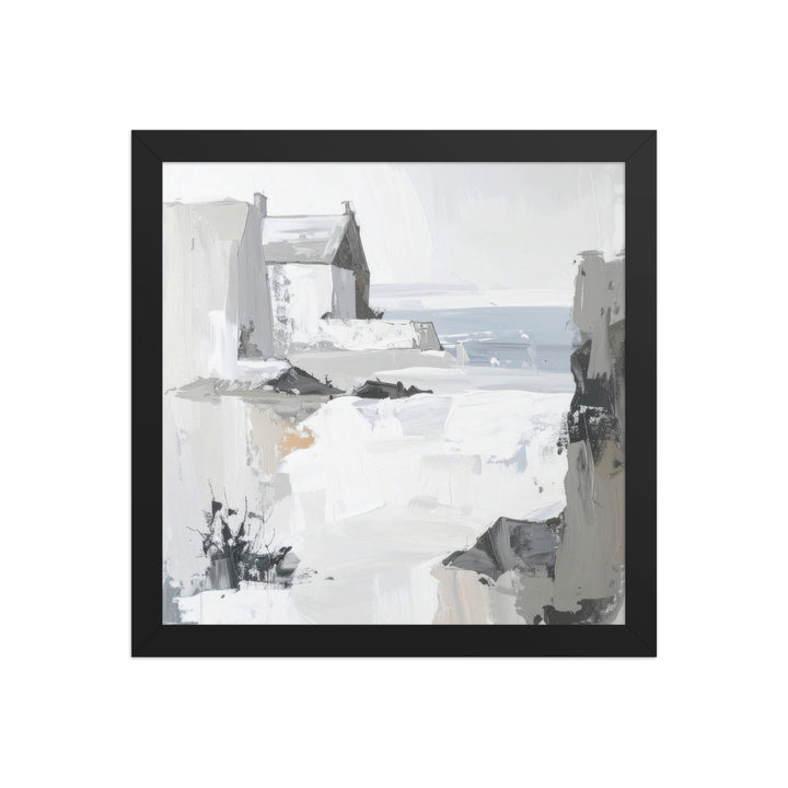architectural city wall art black and white poster