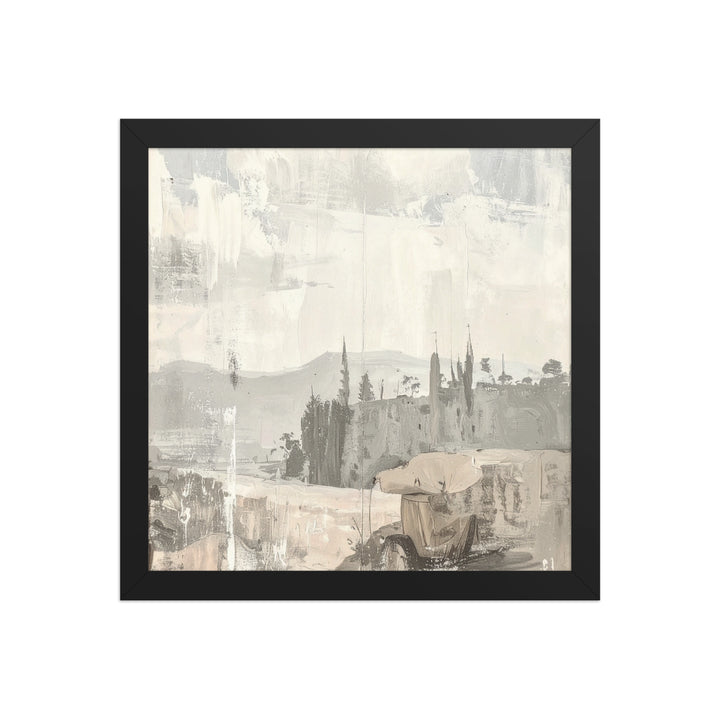Rustic countryside wall art minimalist print