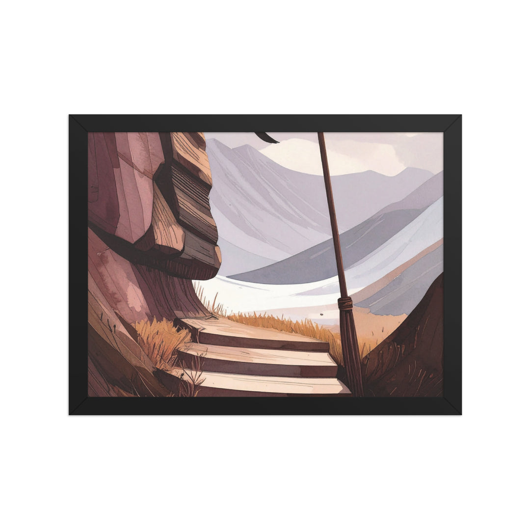 framed landscape wall art