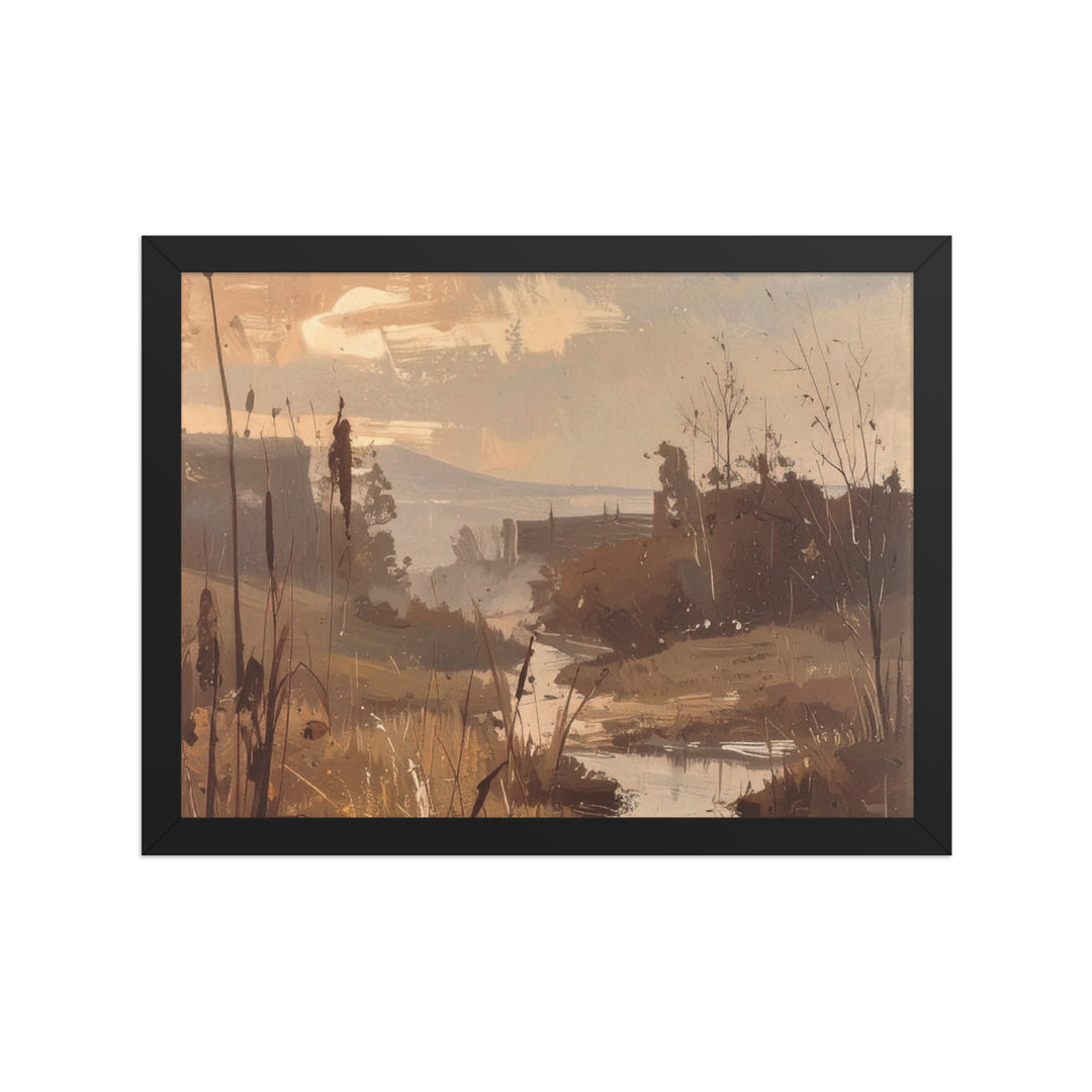 countryside sunset wall art decor