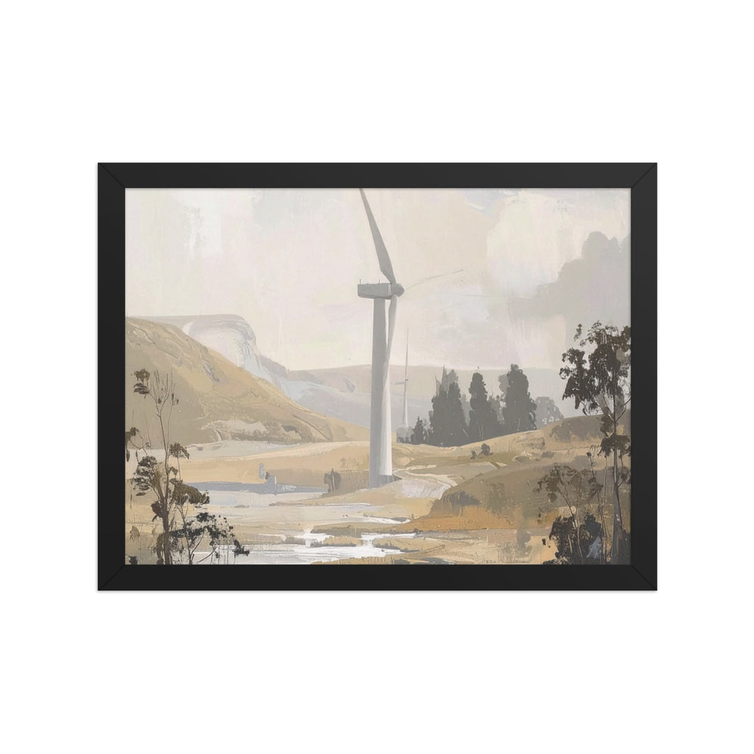 framed landscape art