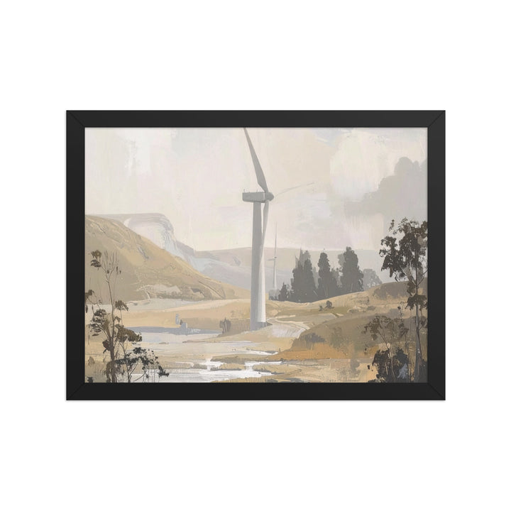 framed landscape art