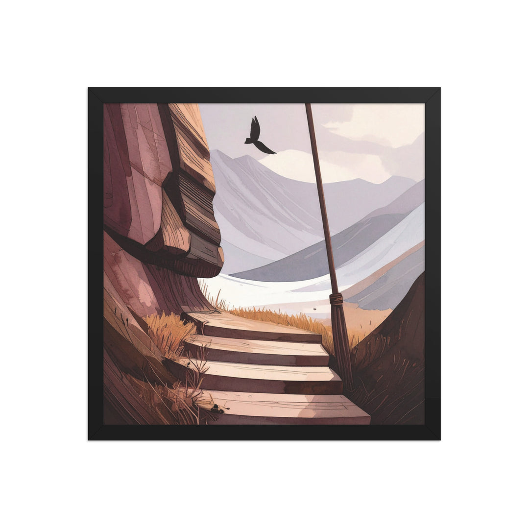 mountain landscape wall art print