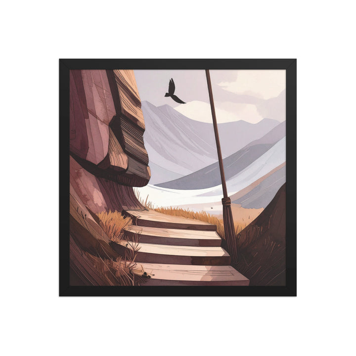 mountain landscape wall art print