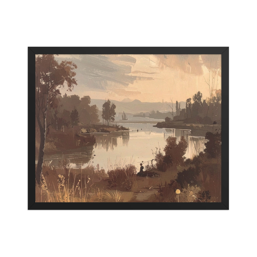 lake landscape wall art