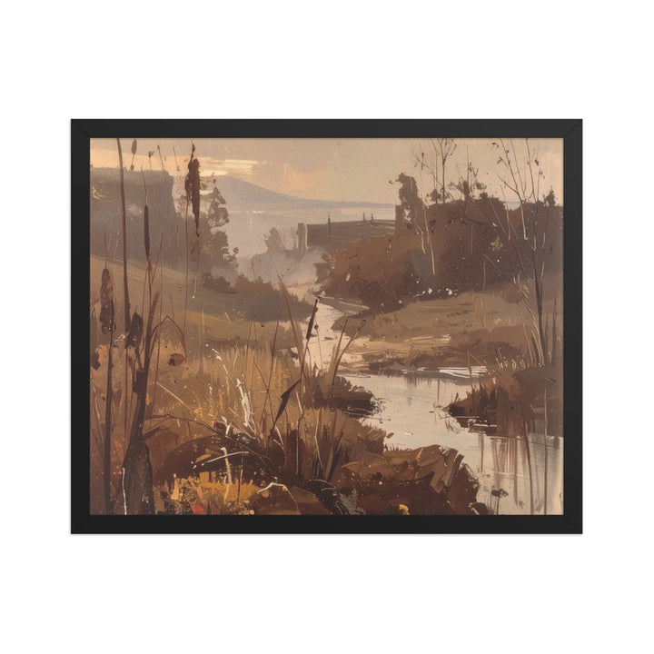 river landscape wall art