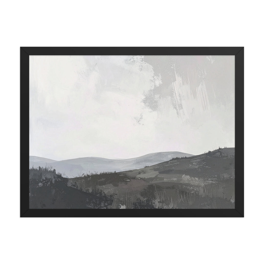 Abstract hills wall art minimalist decor