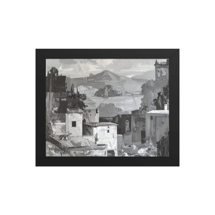vintage town art