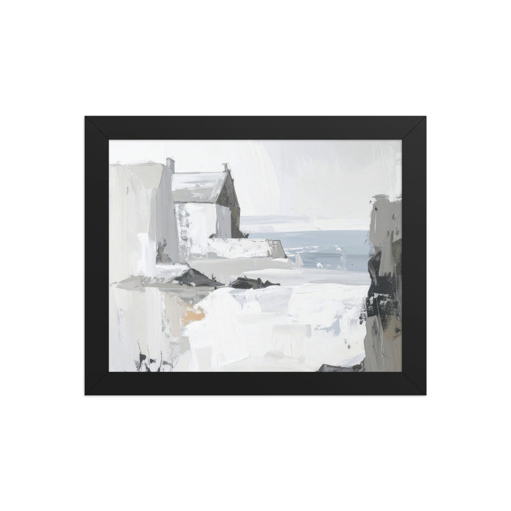 cityscape wall art black and white print