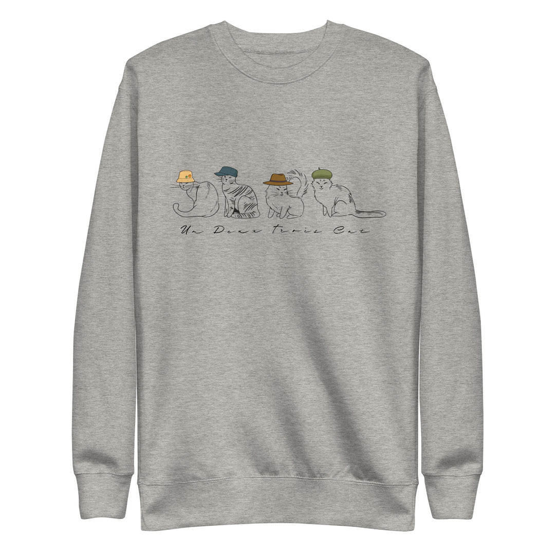 Un Deux Trois Cat Sweatshirt