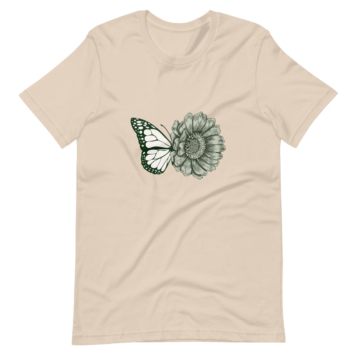 Butterfly Flower Graphic T-Shirt Unisex